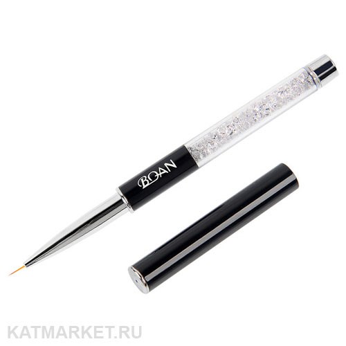 BQAN Кисть со стразами черная 7мм 61103001