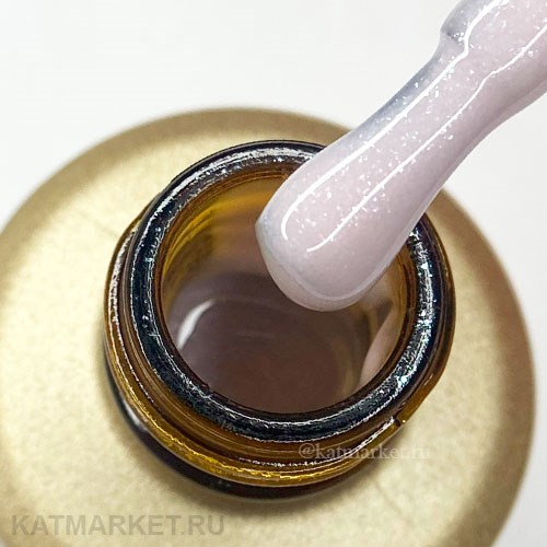 BSG 20мл Цветная жесткая база Colloration Hard 11 Нежный, пепельно-розовый оттенок с шиммером 12702011