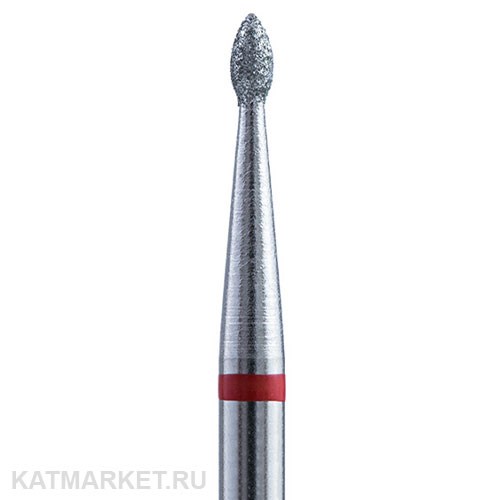 Владмива Фреза алмазная, пламя-пуля 1,4 мм, красная 806.104.257.514.014 70603114