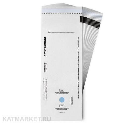 DGM Steriguard 100х250мм Пакеты для стерилизации белые 100шт 60403203