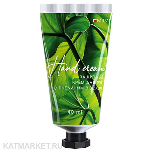 Milv 40мл Алое Защитный крем для рук с пчелиным воском (18714) 31531120