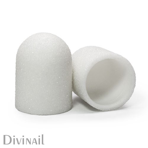 Divinail Колпачок белый на пластиковой основе, 120 грит 13мм 70211313