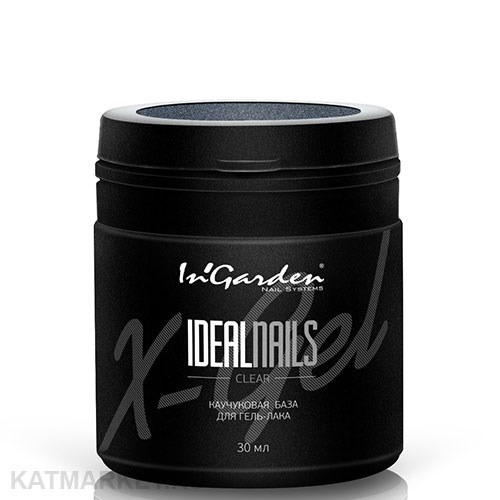 Ingarden 30мл Каучуковая база Идеальные ногти, Clear прозрачная 10500002