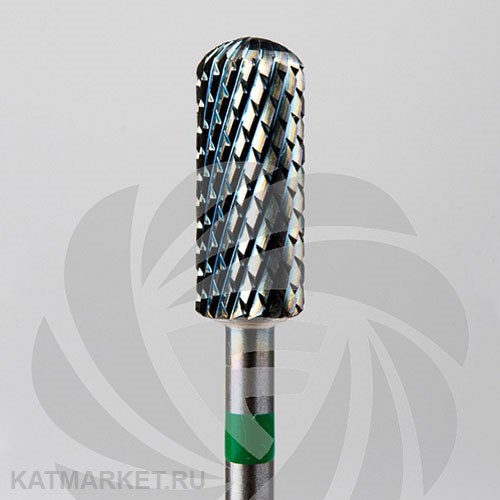 ООО "Фреза" Твердосплавная фреза с крупной крестообразной нарезкой 407402 зеленая 70801308