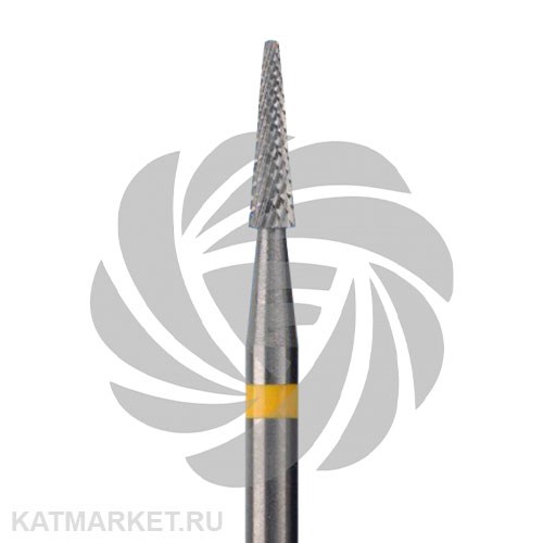 ООО "Фреза" Твердосплавная фреза с супермелкой крестообразной нарезкой 204902 желтая 70801701