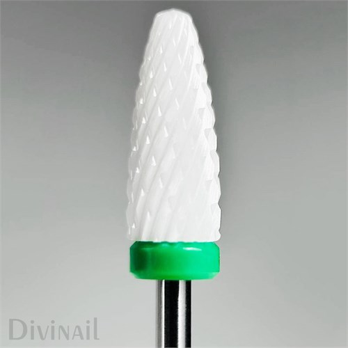 Divinail Керамическая фреза с колечком, кукуруза, зеленая 70000003