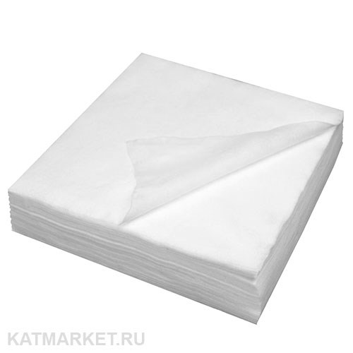 Салфетки 30х30 в складке 100шт белые 60420003