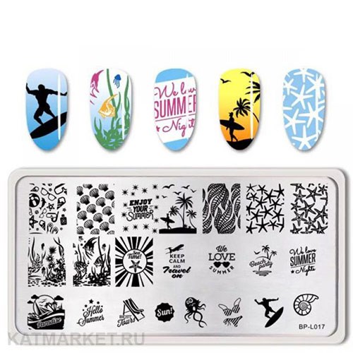 BornPretty Пластина для стемпинга BP-L017 60501417