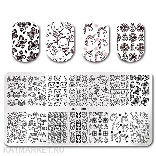 BornPretty Пластина для стемпинга BP-L088 60501488