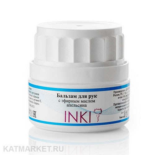 INKI Бальзам для рук с эфирным маслом апельсина 35мл 32825308