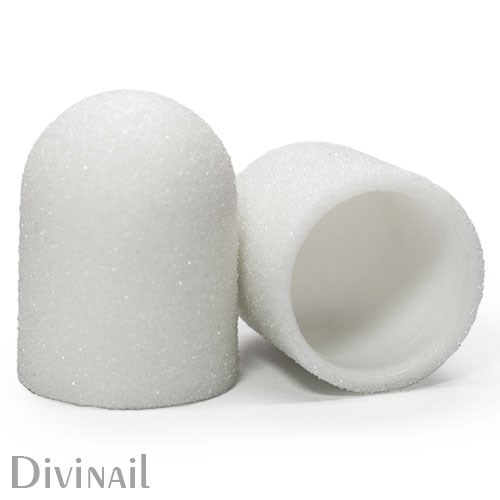 Divinail Колпачок белый на пластиковой основе, 120 грит 16мм 70211413