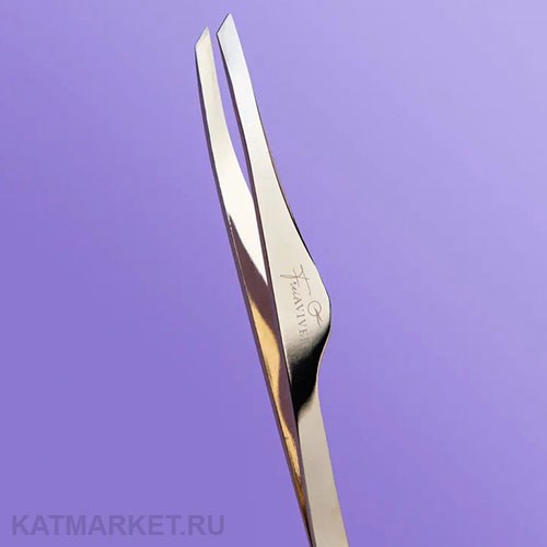 FreiAVIVER пинцет ручной заточки, Золотой Глянец 83701002