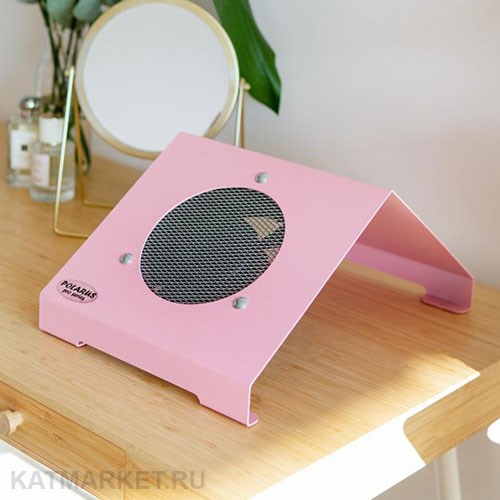 Polarus Пылесос настольный 80Вт (металл, розовый) ND-PRO (pink) 22104602