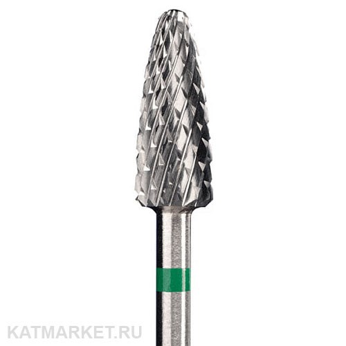 ООО "Фреза" Твердосплавная фреза с крупной крестообразной нарезкой 406001 зеленая 70801301