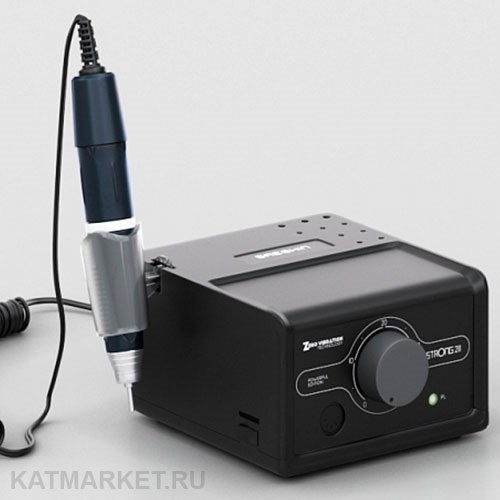 Аппарат для маникюра и педикюра Strong 211/H400RU, Корея, 64Вт, 37000 об/мин, черный 22102005