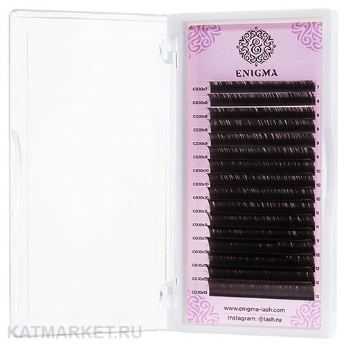 Enigma Ресницы цвет Мокка 0,07/M/10 mm (16 линий) 81107304