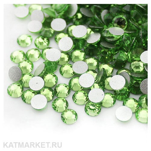 Стразы стекло, Светло-зеленые ss4(1.5мм) 200шт 61305292