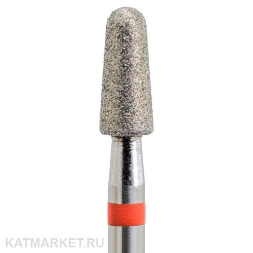 КМИЗ Алмазная фреза 117970 конус скругленный 3,5мм красный 856.104.198.080.035 70120135