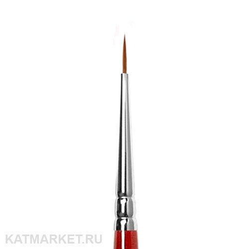 Roubloff DK13R Кисть круглая для тонких линий из волоса колонка #0 61104121