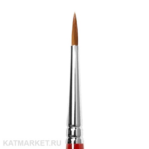 Roubloff DK13R Кисть круглая для тонких линий из волоса колонка #2 61104124