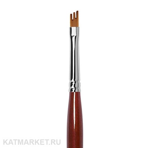 Roubloff DSA3R Кисть Шотландка наклонная из синтетики, имитация колонка #4 61104194