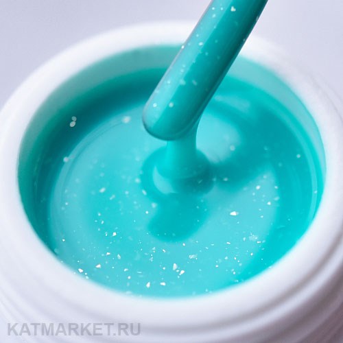 PatrisaNail 15гр Камуфлирующий гель c поталью Potal Aquamarin 10902283