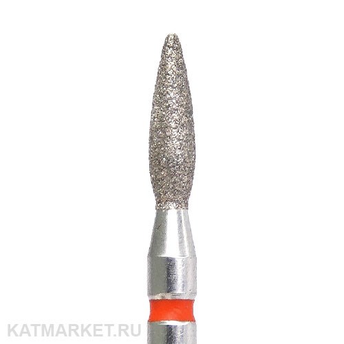 КМИЗ Алмазная фреза 117968 пламя 2,3мм красное стандарт 856.104.243.080.023 70112523