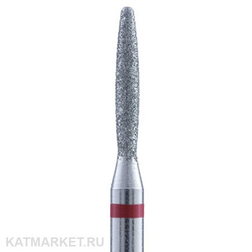 Владмива Фреза алмазная, пламя-свеча 1,6 мм, красная 806.104.244.514.016 70604116