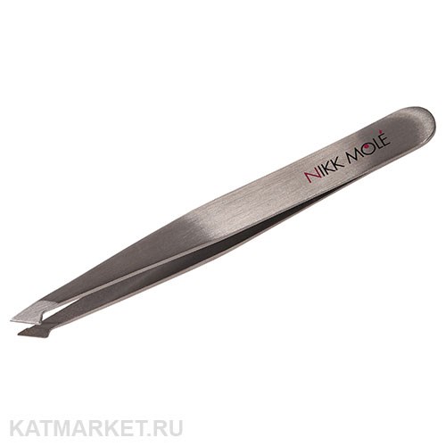 Nikk Mole Пинцет Скосый, Серебро 83003011