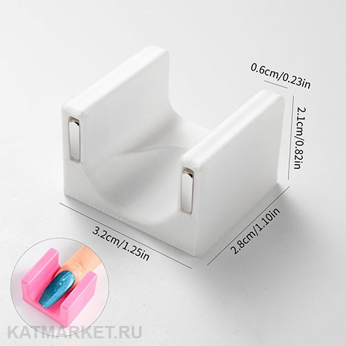 Магнит 5D белый 60820111