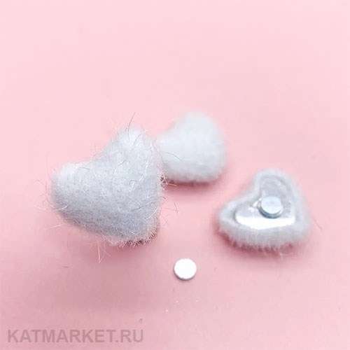 ZooNail Сердечко на магните белое (1790) 61601790