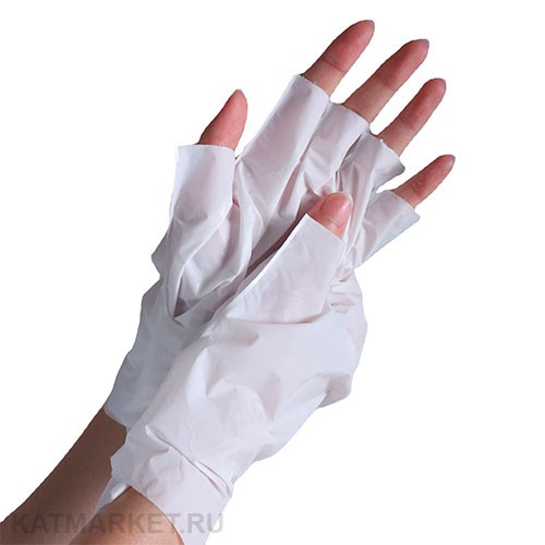 Перчатки 10 пар для СПА процедур с отрывными пальчиками 60428001
