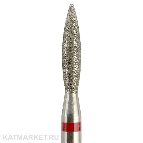 Divinail Алмазная фреза пламя 2,3мм красное 70951231
