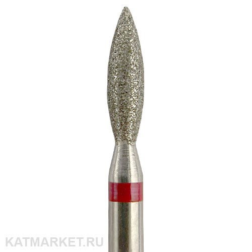 Divinail Алмазная фреза пламя 2,5мм красное 70951251