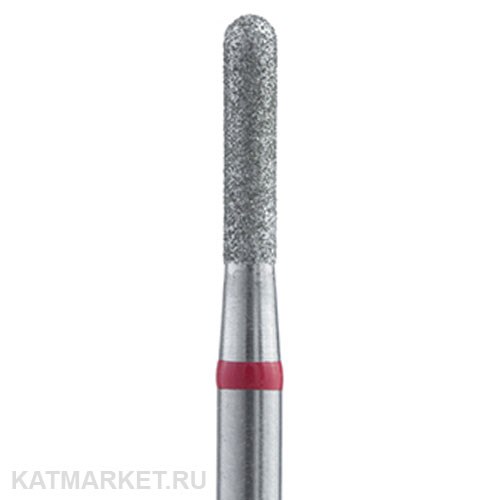 Владмива Фреза алмазная, цилиндр скругленный 2,1 мм, красный 806.104.141.514.021 70613121