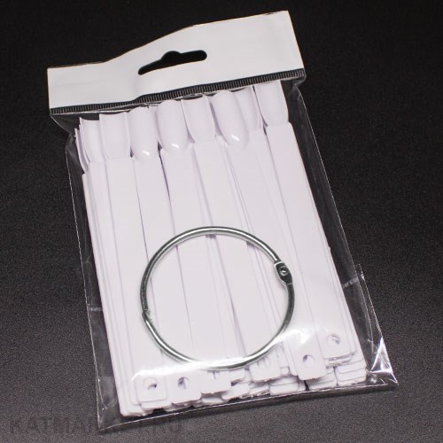 Палитра Веер Квадрат на 50 ноготков, белая 60806005