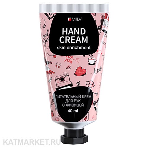 Milv 40мл Арбуз Питательный крем для рук с живицей (18715) 31531013