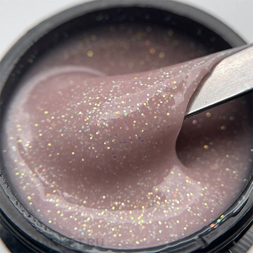 Опция 15мл 107 Гель моделирующий камуфлирующий с блестками 12014107