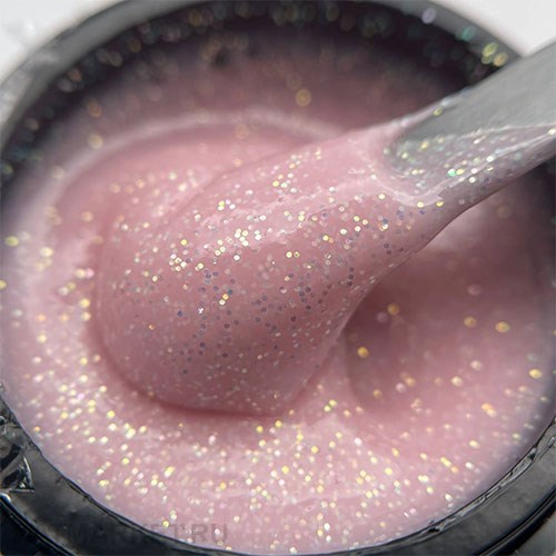 Опция 15мл 109 Гель моделирующий камуфлирующий с блестками 12014109