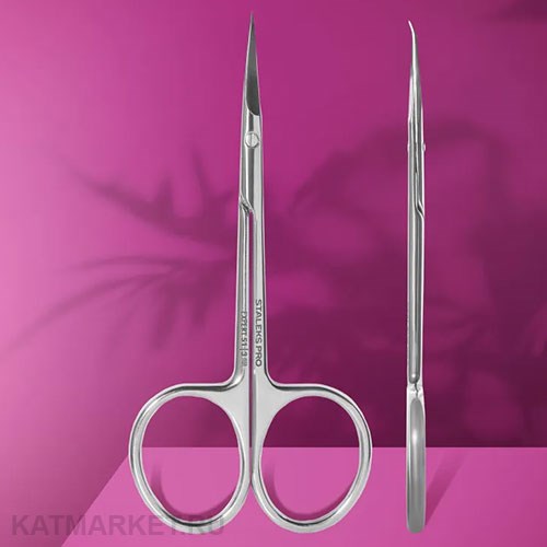 Staleks Ножницы профессиональные с крючком для кутикулы EXPERT 51 TYPE 3 40214211