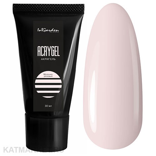 Ingarden 30мл Акригель в тюбике молочно-розовый 10526203