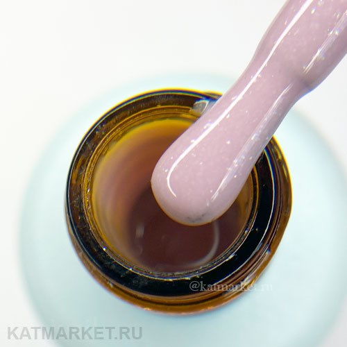 BSG 20мл Жёсткий гель в бутылочке Konfityur низкой вязкости 53 Розовый маунтбэттена с мерцанием, плотный 12706053