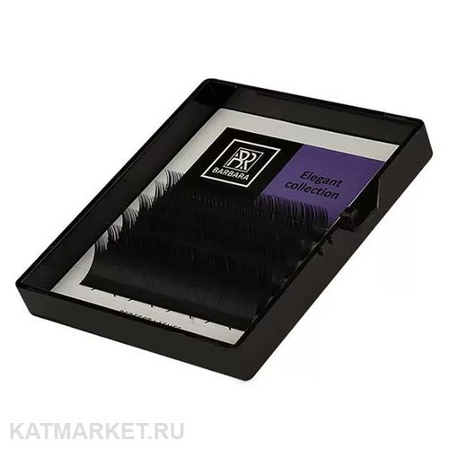 Barbara Чёрные ресницы Elegant мини-микс (6 линий) (C 0.10 8-12mm) 82002012