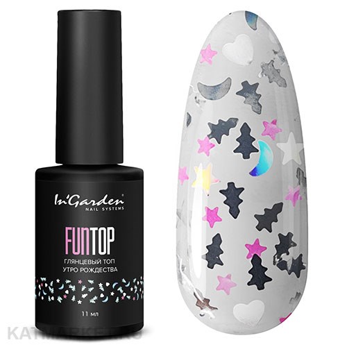 Ingarden 11мл Глянцевый топ FUNTOP утро рождества 10500303