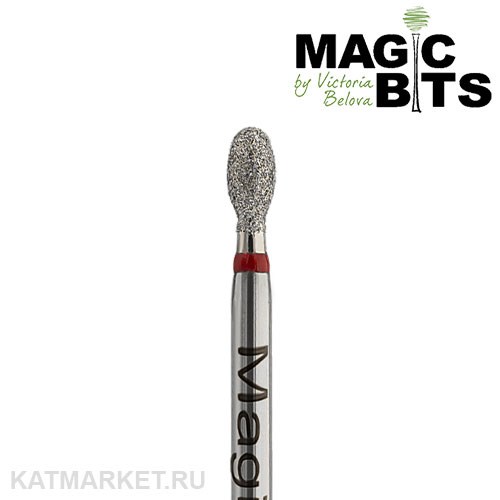 Magic Bits Фреза алмазная олива 2,9мм, мягкий, НАОлК29 71105129