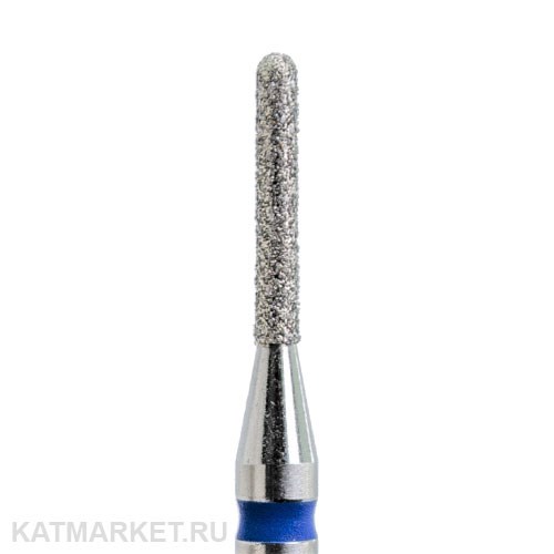 КМИЗ Алмазная фреза 115531 цилиндр скругленный 1,2мм синий 866.104.141.080.012 70119212