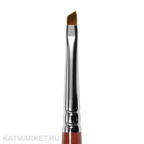 Roubloff GN63R Кисть наклонная для геля из коричневой синтетики #4 61104054