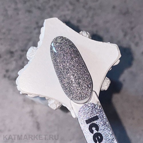 PatrisaNail 8мл Светоотражающий гель-лак Ice Flash, серебро 10968107