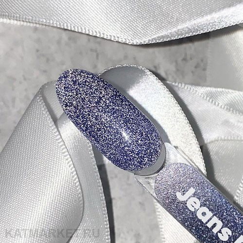 PatrisaNail 8мл Светоотражающий гель-лак Jeans Flash, джинса 10968102
