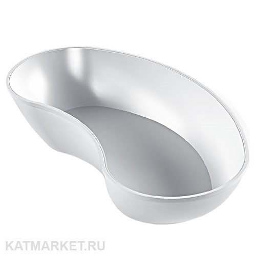 Еламед Лоток полимерный, почкообразный 210х109х38мм, белый неавтоклавируемый 22110007